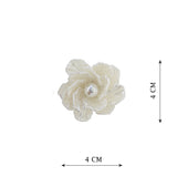 DESCENT FLORAL SNOW WHITE EARRING