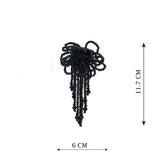 ROYAL LOOK BLACK ELEGANT EARRING