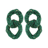 Teal Twinz Earring