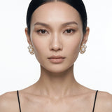 VINTAGE PEARL CLUSTER EARRINGS