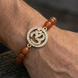 Divine Om Beaded Rakhi