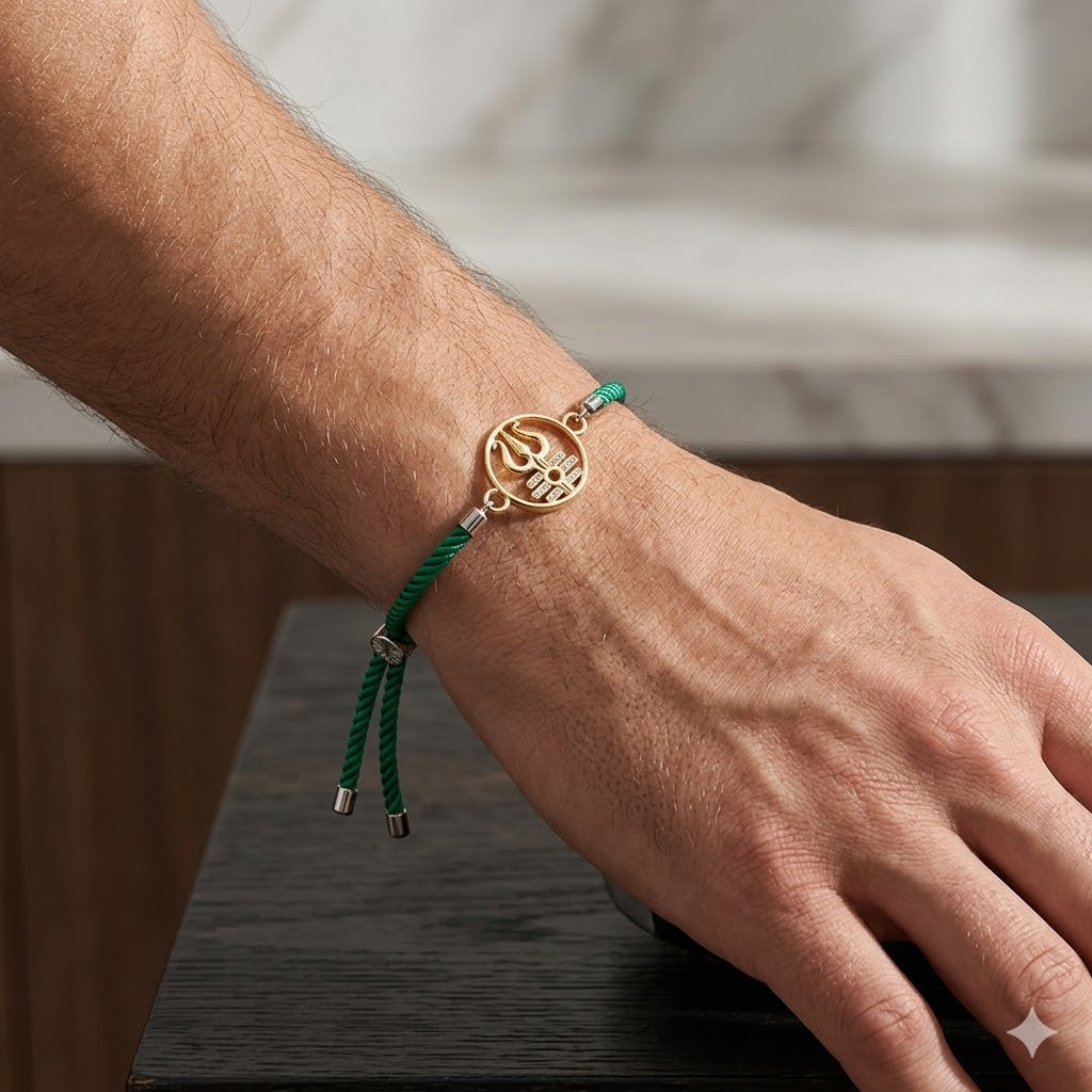 Sacred Trishula Adjustable Rakhi