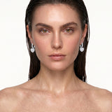 HEART CRYSTAL DROP EARRINGS