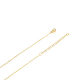 Gold Plated La King Charm Pendant with CZ Stone