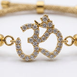 OM CRYSTAL CHARM RAKHI