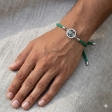 Green Cord with Hamsa
