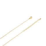 Gold Plated A Letter Pendants with CZ Stone