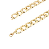 Violet Gold Plated Neckalce With Adjustable Chain