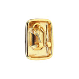 Black Square Cz Stone Antitarnish Studs
