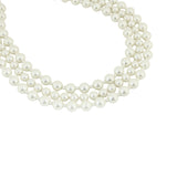Shell Pearl Three Layers Necklace
