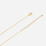 Gold Plated A Letter Pendants with CZ Stone