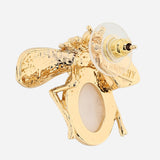 NATURE BEAUTY GOLD PLATING ANTITARNISH EARRING