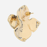 BLACK FLORAL ANTITARNISH EARRING