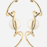 GOLD PLATES TWIST ANTITARNISH EARRING