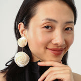 Floral Drop Earring