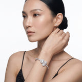 SILVERY CRYSTAL BRESELET
