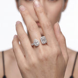 Dual Cut Open Ring