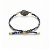 BLUE EVIL EYE CHARM RAKHI