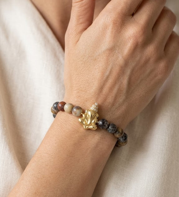 The Multi-Stone Ganesha Bracelet