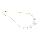 Floral Charm Gold Plated Antitarnish Pendant