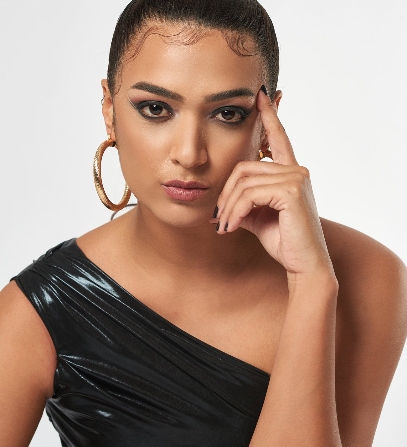 La Puddle Thick Hoop Earrings