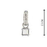 Aurielle Silver Hoops Earrings