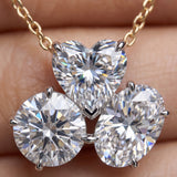 The Trio Cluster Necklace