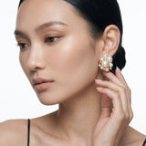 VINTAGE PEARL CLUSTER EARRINGS