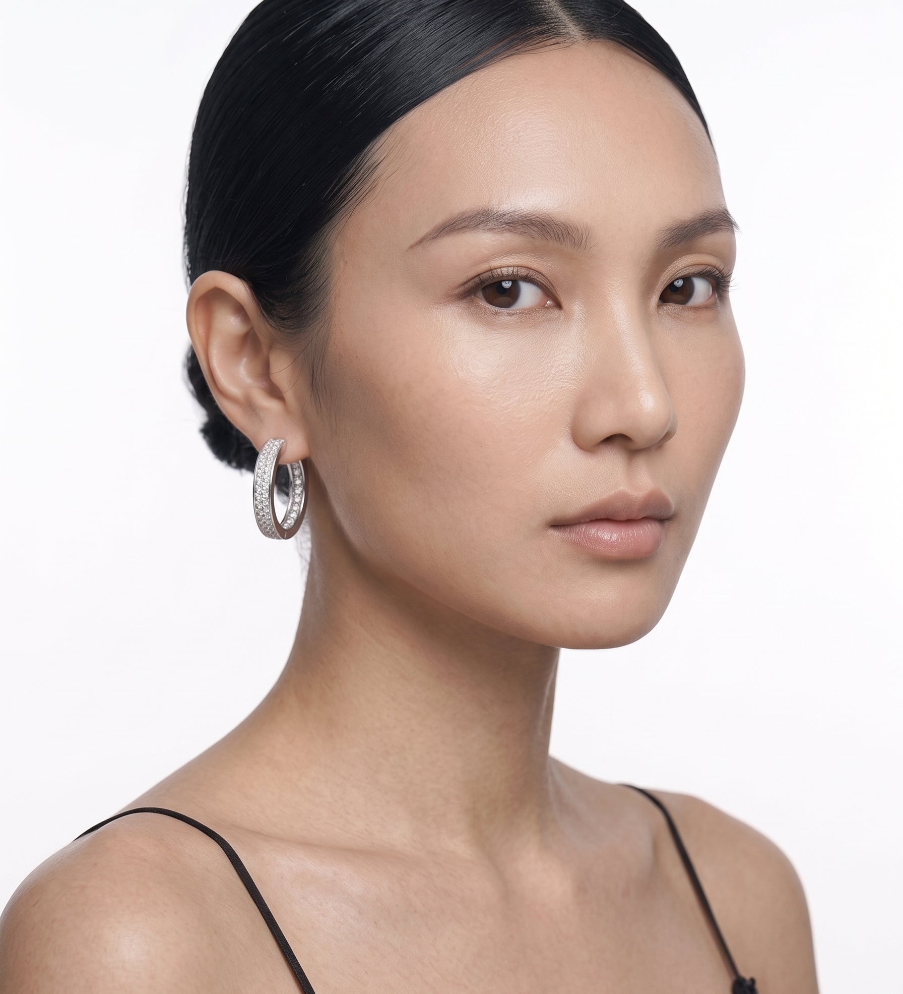 STARLIGHT CRYSTAL HOOPS