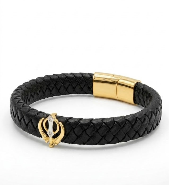 The Sacred Khanda Braided Bracelet