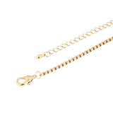 GOLD PLATING SHELL PEARL ANTITARNISH NECKLACE
