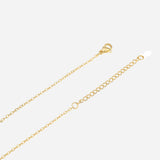 Gold Plated La King Charm Pendant with CZ Stone