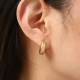 Gold Sovereign Studs Earrings