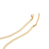 Dual Tone Gold and Silver Plated Evil Eye Design Pendant and Ring Set for Women and Girls with CZ Stone