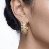 LAYERED HOOP EARRING