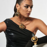 La Leopard necklace