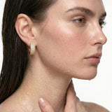LUXE FLORAL BAR EARRINGS