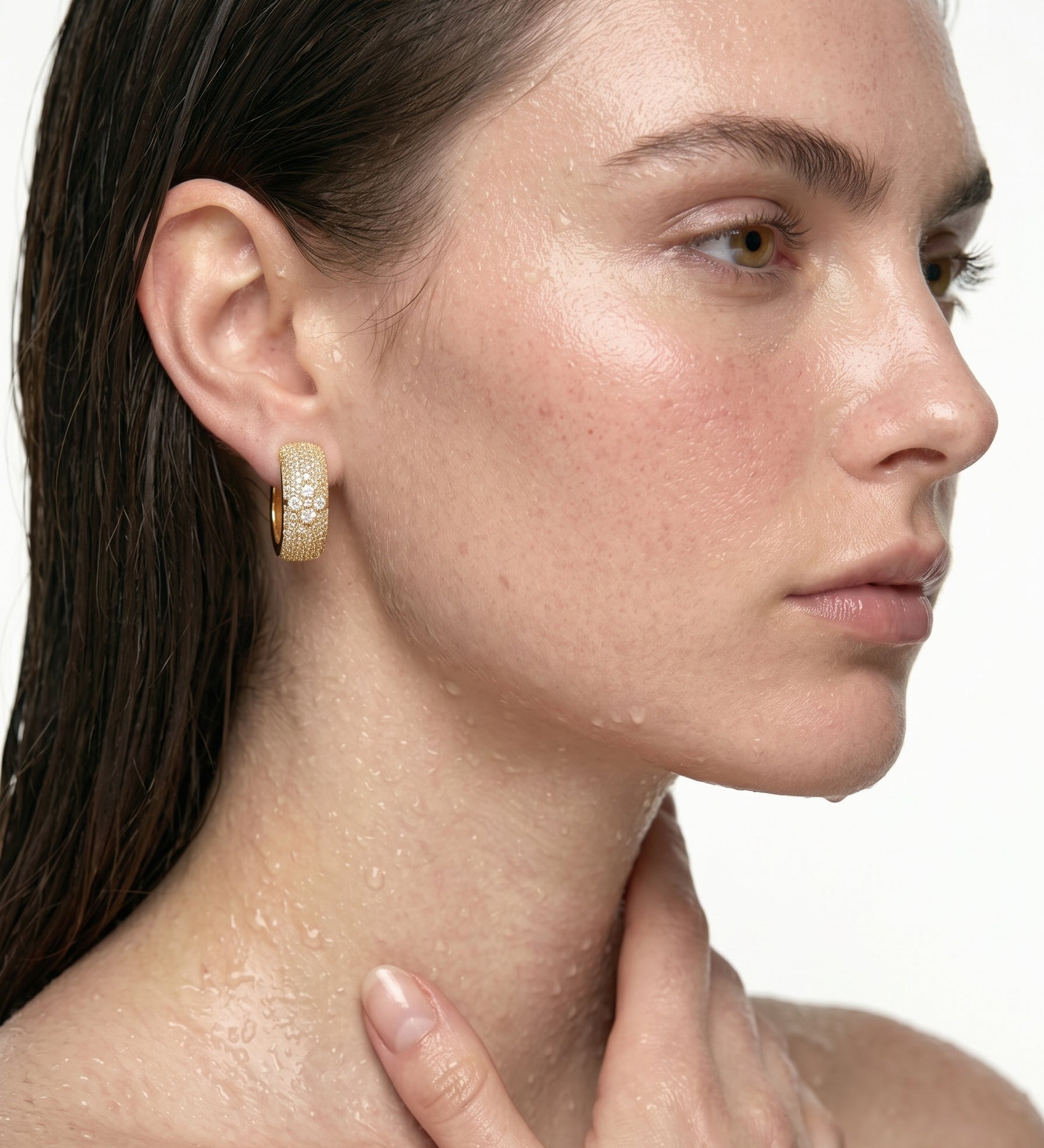 LUXE FLORAL BAR EARRINGS