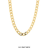 Thick Gold Link Chain Choker Necklace