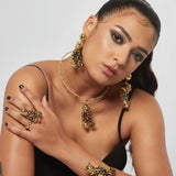 La hyena Statement Earrings