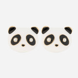 Gold Plated Panda Stud Earrings