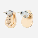 Gold Plated Avocado Stud Earrings