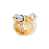 Gold Plated Panda Stud Earrings