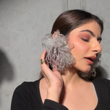 Big Size Floral Flower Earrings