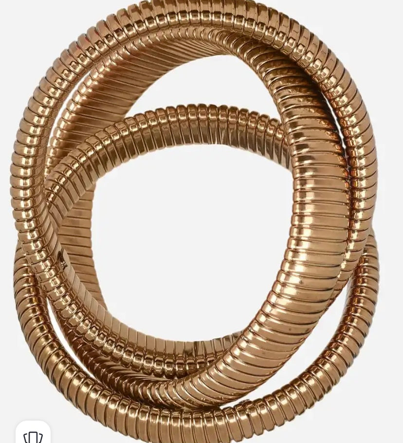 Gold Plated Multistrand Bracelet