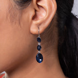 Champagne Cubic Zirconia Drop Earrings