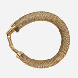 Stretchable Gold Plated Brass Bracelet Kada