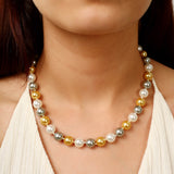 Golden Harmony Pearl Necklace