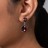 Brown Drop Earrings