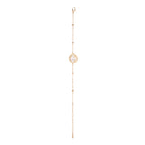 Gold Halo Crystal Bracelet